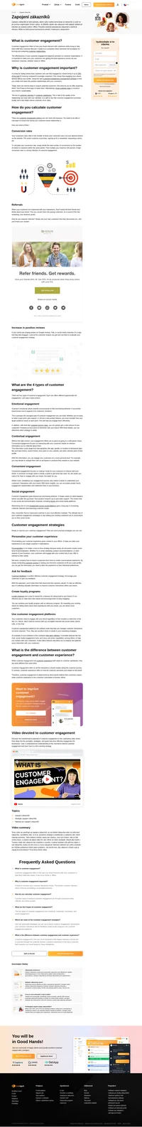 Získejte více informací o zapojení zákazníků. Pochopte vše do hloubky díky vysvětlení od profesionálů.