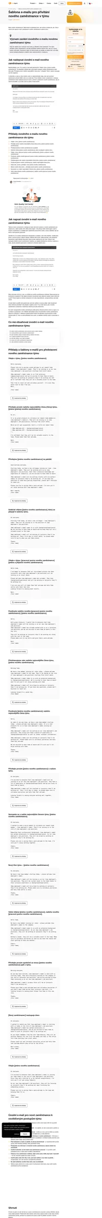 Jak uvést nového zaměstnance do týmu, aniž by se hned první den spálil? Pomozte si vytvořit skvělý první dojem pomocí těchto šablon uvítacích oznámení.