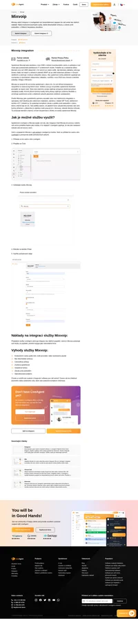 Optimalizujte své provozní pracovní postupy díky plynulému propojení Mixvoip se službou LiveAgent. Zjednodušte postupy interakce se zákazníky a zároveň snadno spravujte hovory, čímž zvýšíte kvalitu služeb a maximalizujete výsledky produktivity.