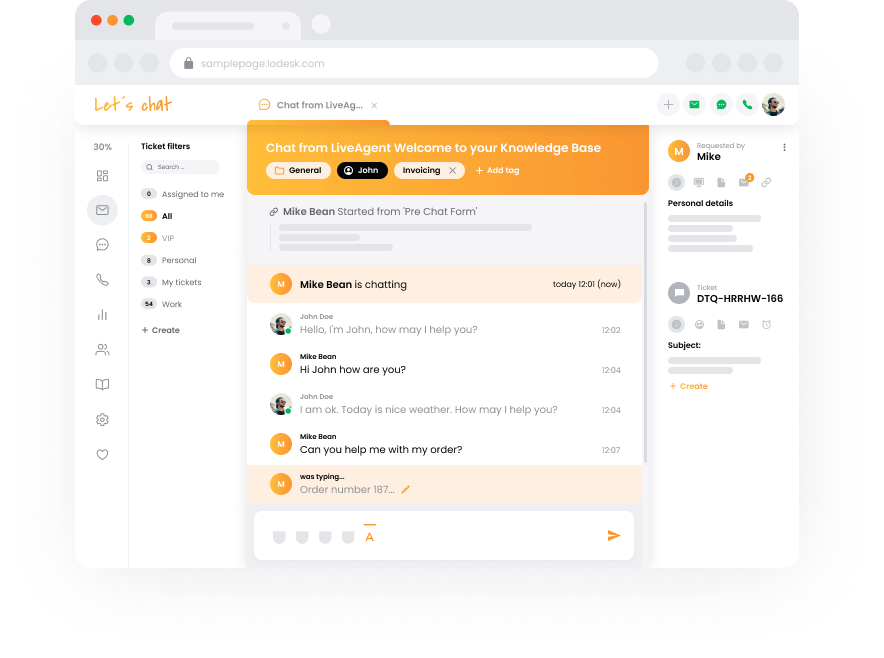 Nejlepší Live Chat Software Roku 2024 | LiveAgent