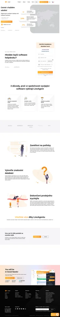 Zajímá vás, proč je LiveAgent dobrou volbou pro společnosti vyvíjející software? Zde jsou tři důvody, proč si vybrat právě nás.