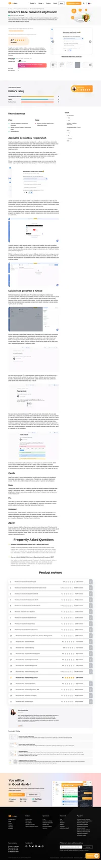 LiveAgent má více než 175 funkcí, přes 40 integrací a skvělou cenu. Podívejte se, proč byste měli přejít z HelpCrunch na LiveAgent.