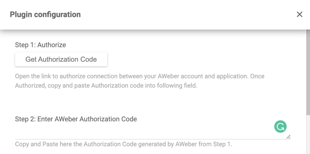 Nastavení AWeber pluginu v LiveAgentu
