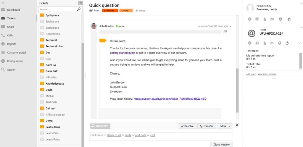 ticket-example Příklad konverzace tiketu LiveAgent