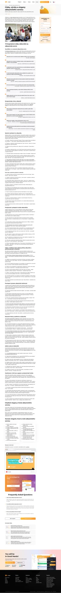 Inspirujte se tímto obsáhlým seznamem 80 citátů, sloganů a výroků z oblasti služeb zákazníkům od vrcholového managementu a zaměstnanců v první linii.