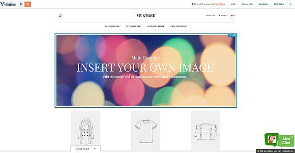 Volusion LiveAgent livechat integrace
