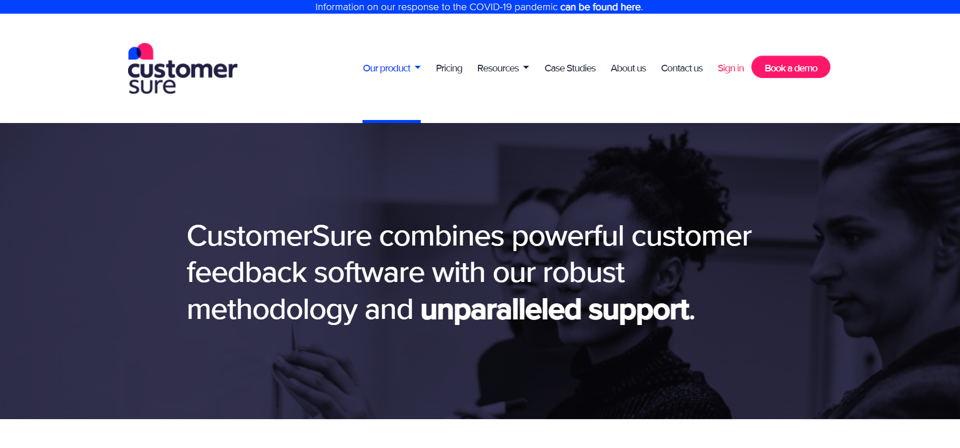 Hlavní funkce CustomerSure