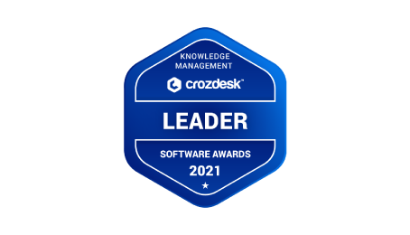 Leader in knowledge management software