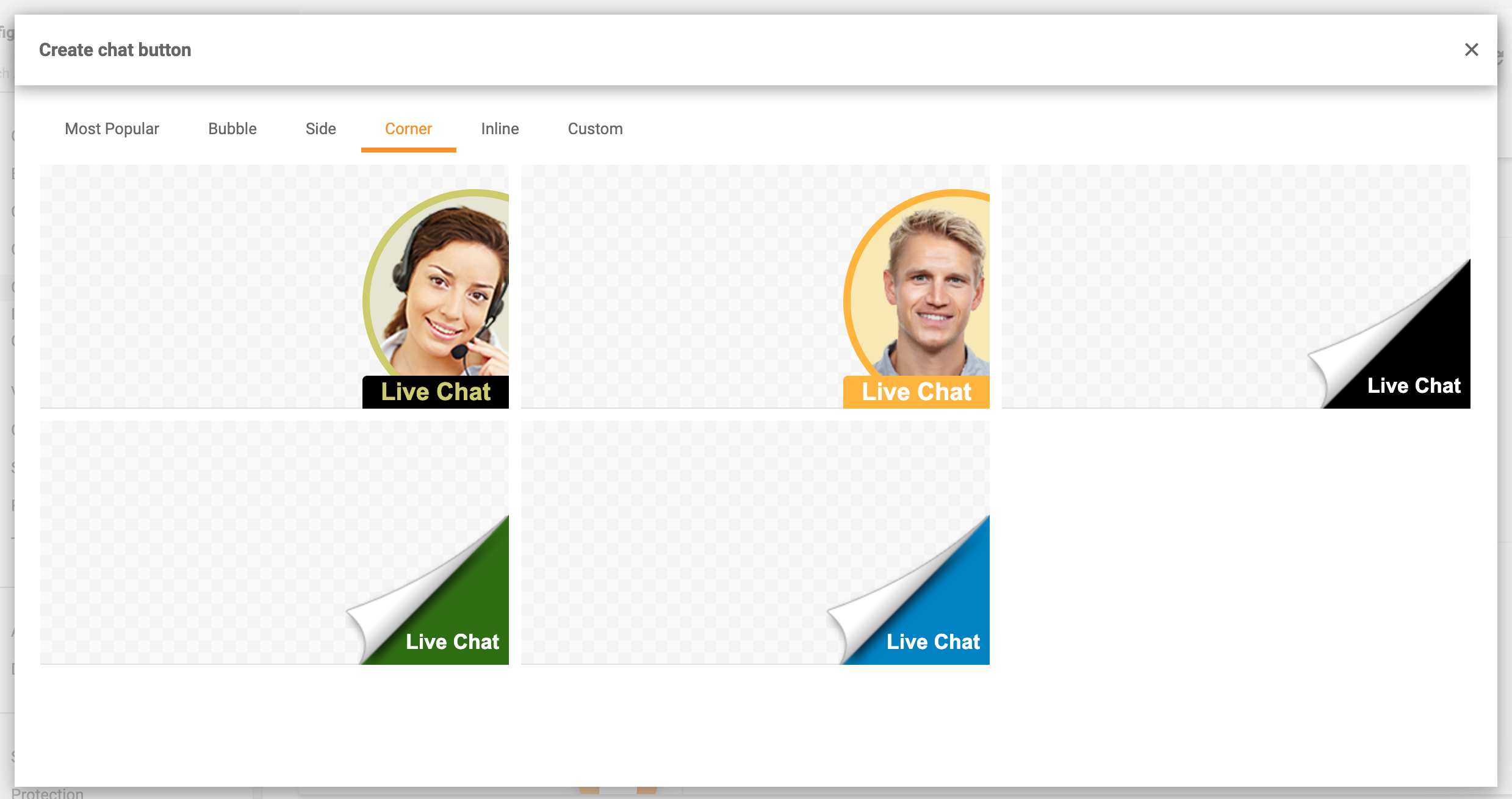 Chat-widget-gallery-corner-LiveAgent