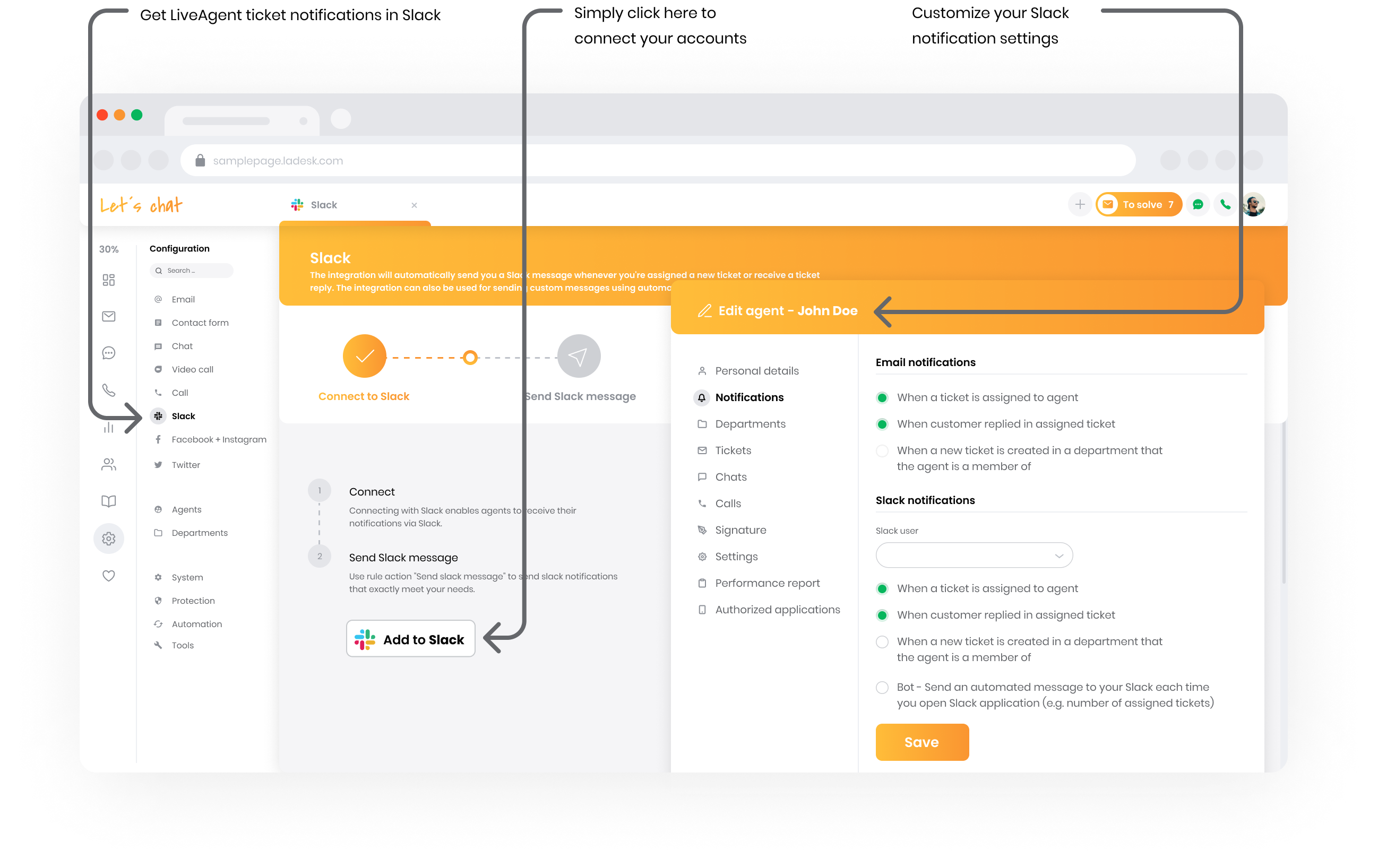 Slack integration