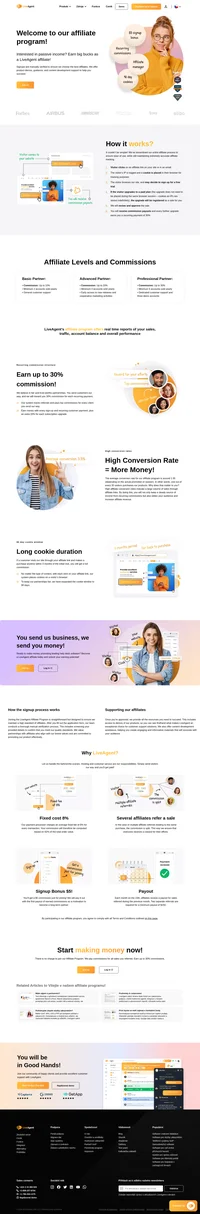 Partnerský program (affiliate) LiveAgent nabízí reporty v reálném čase –⁠⁠⁠⁠⁠⁠ o vašich prodejích, návštěvnosti, zůstatku a celkovém výsledku. Zapojte se do našeho partnerského programu ještě dnes.