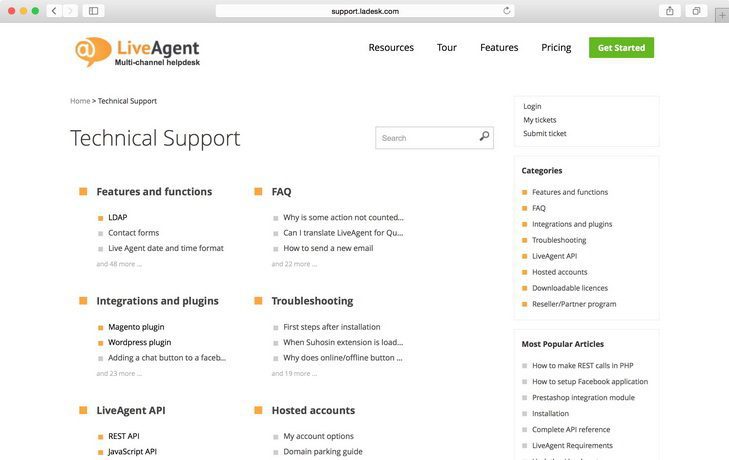 přiklad_zakaznickeho_portalu_od_liveagentu Příklad zákaznického portálu od LiveAgentu