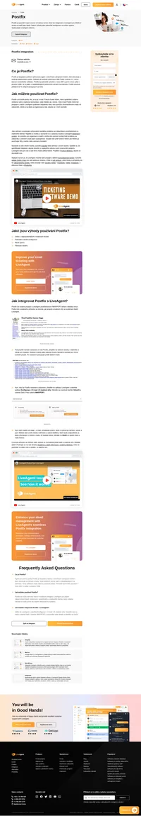 Postfix je jeden z nejoblíbenějších agentů pro přenos pošty, který je nyní k dispozici pro váš tiketovací systém LiveAgent.