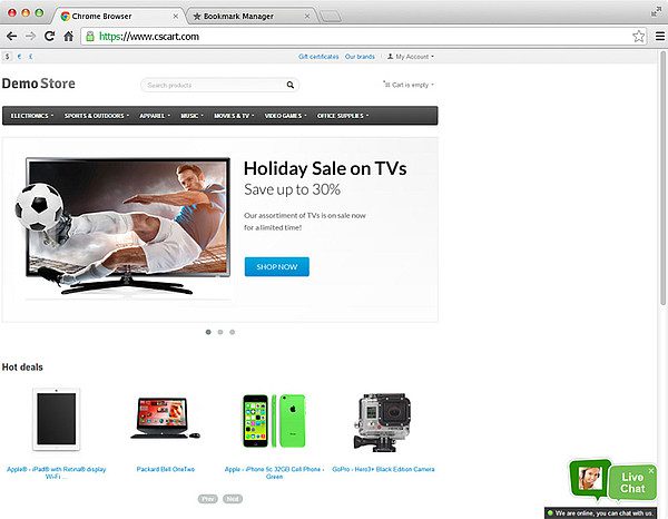 cs-cart LiveAgent integration