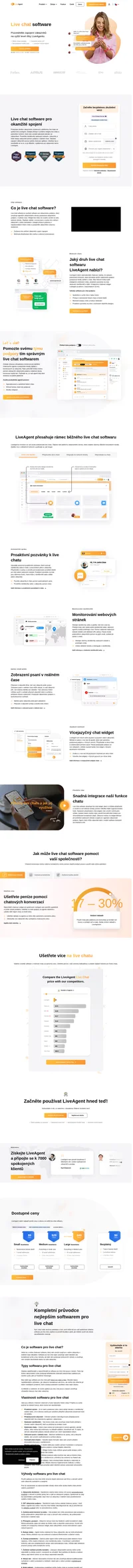 Live chat podpora je klíčovým prvkem úspěšné strategie získávání zákazníků pro každou společnost. Vyzkoušejte si live chat software LiveAgent zdarma!